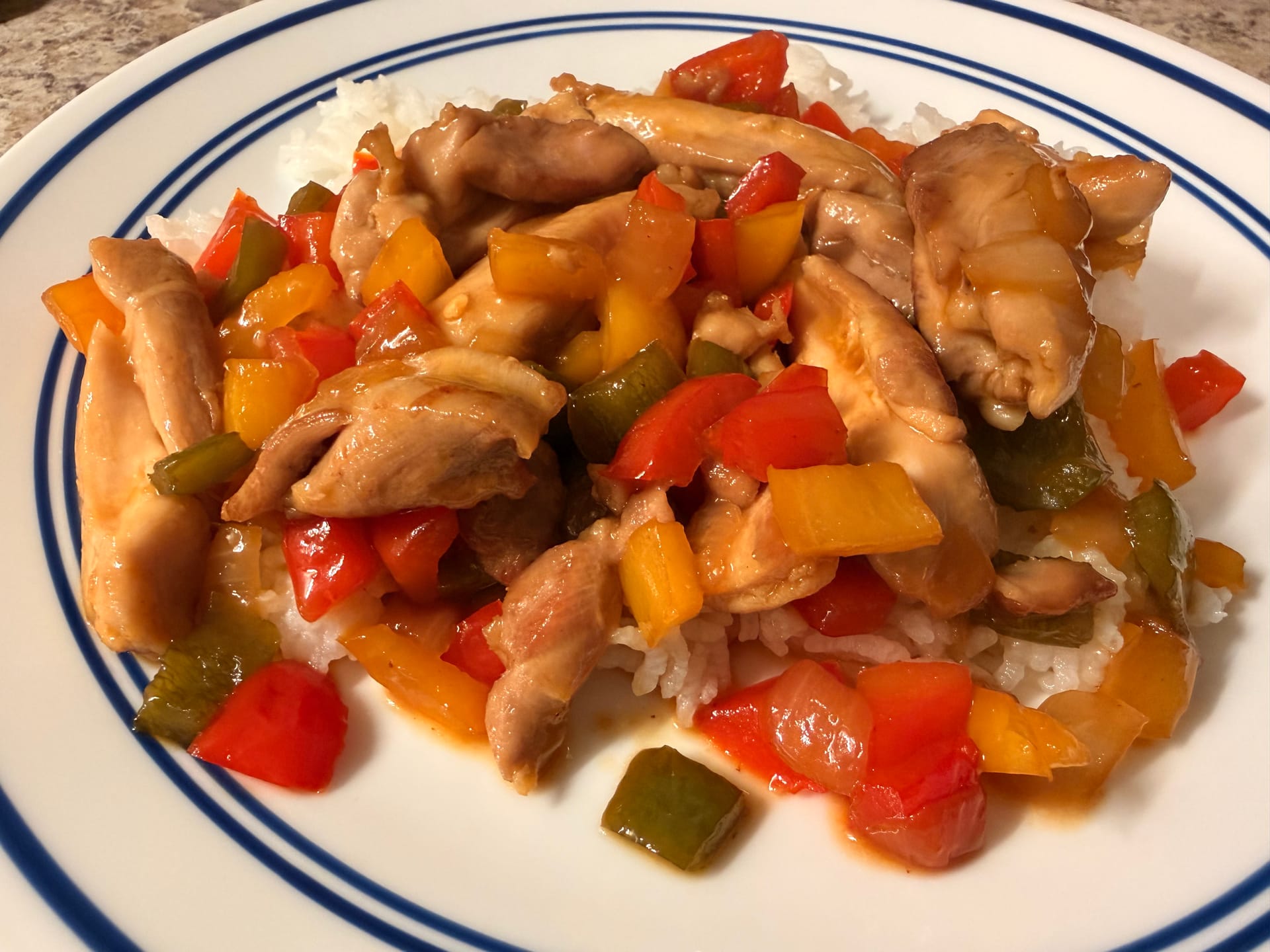 Florida Gulf Shrimp and Sweet Pepper Stir Fry