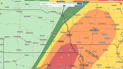 Severe Weather Update for Monday 18 May 2026